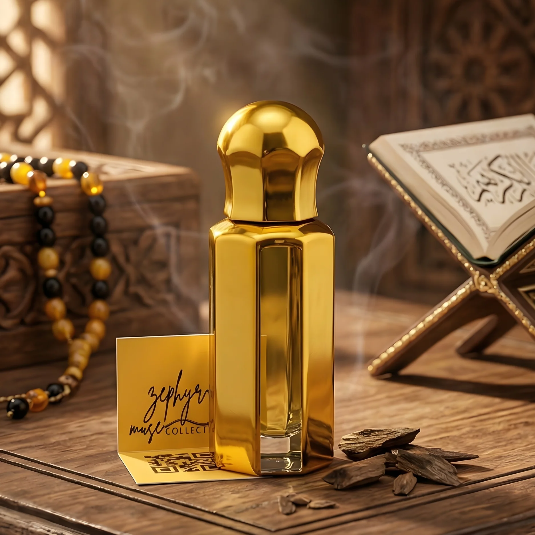 Black Oud Ittar: A Deep Smoky Oud Perfume with Amber, Musk & Leather